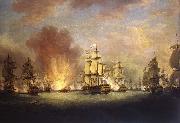 Richard Paton, The Moonlight Battle off Cape St Vincent, 16 January 1780